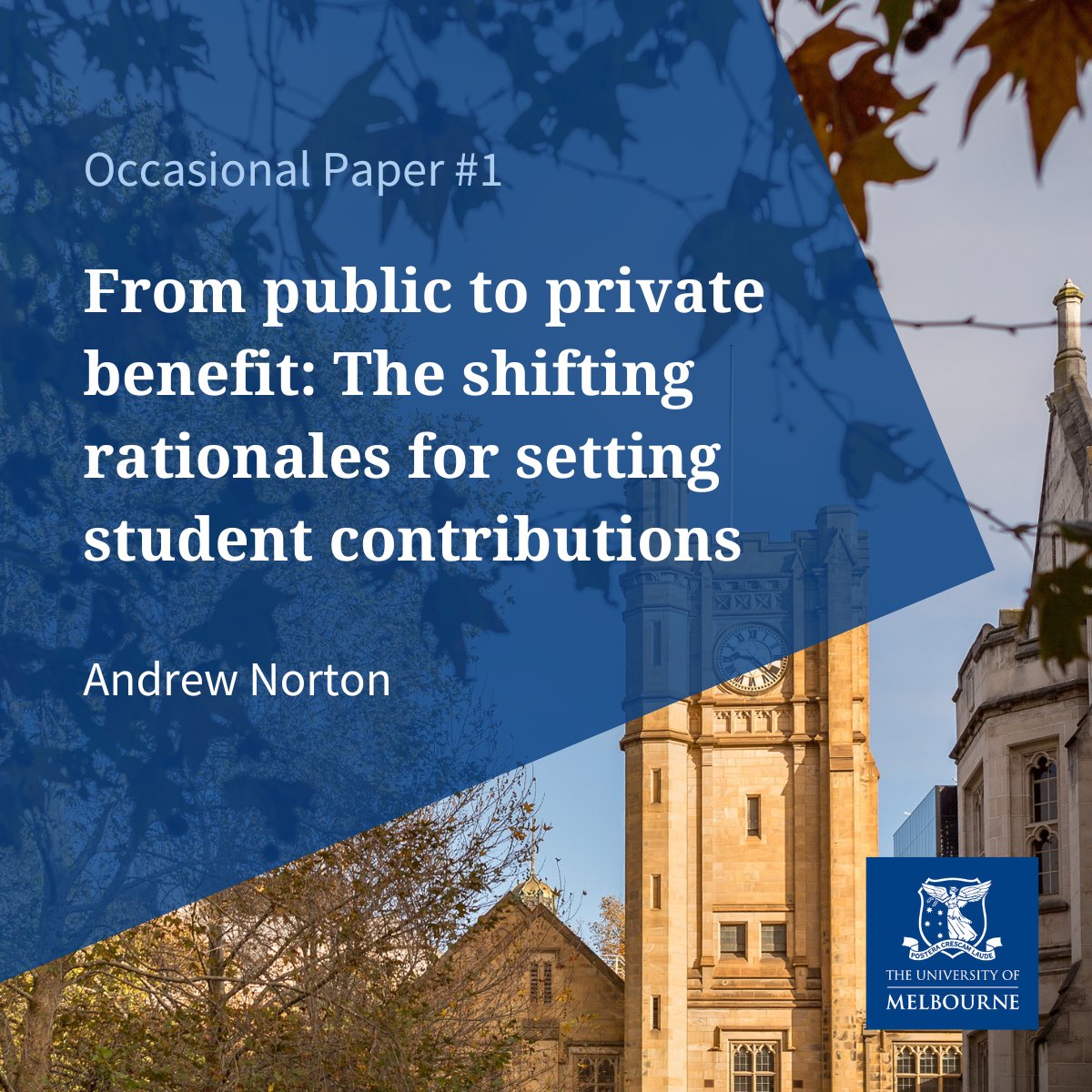Melbourne CSHE (@melbcshe) on Twitter photo Check out our Occasional Paper #1 by <a href="/andrewjnorton/">Andrew Norton</a> to explore the history and rationales behind the changes in student contributions system of Australian public #universities from 1989 - 2021.
🔗 melbourne-cshe.unimelb.edu.au/publications/m… Check out our Occasional Paper #1 by <a href="/andrewjnorton/">Andrew Norton</a> to explore the history and rationales behind the changes in student contributions system of Australian public #universities from 1989 - 2021.
🔗 melbourne-cshe.unimelb.edu.au/publications/m…
