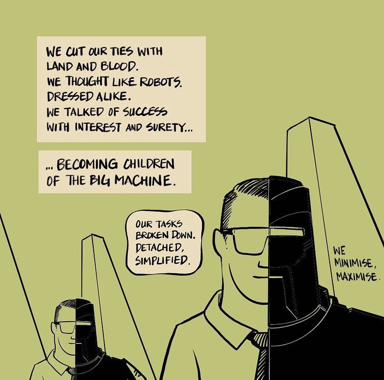 BraindedIndia's tweet photo. The Economist. So long and Tang Yu for all the data. A portrait of the artist as a wannabe machine.

Tang Yu is the name of this Ai CEO.
- @WorldOfHalahala 

While working on an upcoming graphic novel on Ai with Laurent Daudet.
(1/2) https://t.co/w7a2qjGcnp