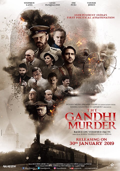 CineemaJunction's tweet photo. Following the success of #KadaramKondan, @vikasshrivastav is back with the Hollywood film 'The Gandhi Murder' as Nathuram Godse alongside Stephen Lang (Villain of Avatar 1,2 &amp; Don't Breathe)

Now available on Zee5 in Tamil,Hindi, Telugu &amp; Malayalam.

@IAmStephenLang @RIAZtheboss https://t.co/xw1vP3GLTS