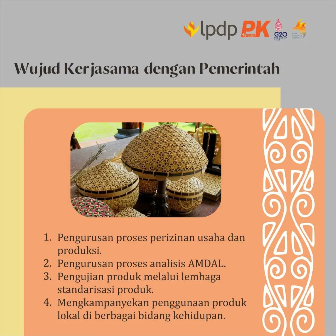 toki_stats41's tweet photo. Pemerintah sebagai regulator berperan membuat kebijakan-kebijakan sehingga mempermudah pelaku usaha dalam mengembangkan produknya.

Ikuti terus kampanye aksi sosial dari @pk194lpdp yah!

@LPDP_RI
#LPDP #DiriUntukNegeri #AkuPastiMengabdi #SDMUnggulIndonesiaMaju #KasuariDahayu https://t.co/0oB1h4Q5eo