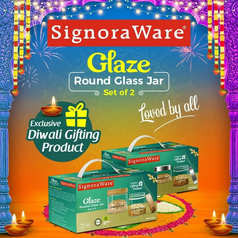 SignoraWare's tweet photo. Jars full of happiness and convenience
Round Glass Jar (Set of 2)
#signoraware #roundglassjar #glassjar #borosilicatejar #jarwithlids #steellids #bamboolids #borosilicateglass #borosilicate #jars #storefood #freshness #specialgift #festiveseason2022 https://t.co/xqyuvcRi36