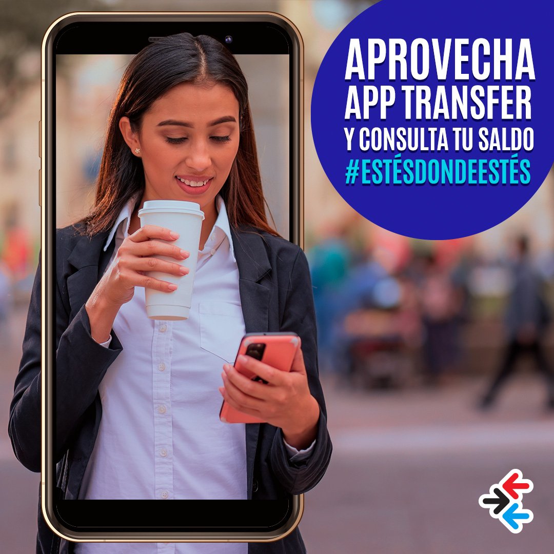 Transfer_mx's tweet image. Aún falta para la quincena, pero con #AppTransfer puedes saber cómo va desde tu celular la pasada. #EstésDondeEstés consulta tu saldo cuándo quieras, las veces que tú quieras.