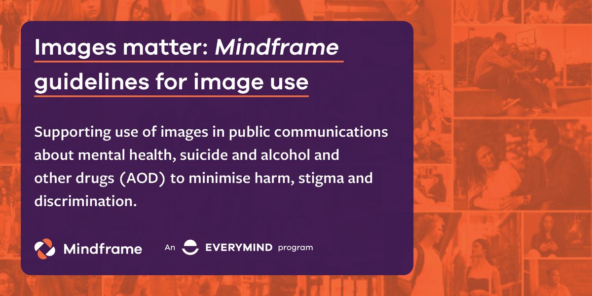 MindframeMedia's tweet image. Everymind has launched new guidelines aimed at reducing the use of potentially stigmatising imagery in news &amp;amp; other public communication about mental ill-health, suicide &amp;amp; AOD. Learn more &amp;amp; access the guidelines &amp;amp; supporting resources: bit.ly/3V1CSC9 @NMHC #ImagesMatter