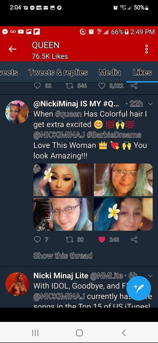 TattedBarbie82's tweet photo. A Few Reciepts ... I screenshot all My LIKES INSTAGRAM LIKES ECT .. BUT A VERY BLESSED PROUD #BARB SO GREATFUL β€οΈ TO BE APART OF YOUR KINGDOM @NICKIMINAJ AND SOME OF THE OTHERS THAT LIKED #MINIBARB IN THE 4TH PIC .. I THINK ITS COOL @winnieharlow saw MY DAUGHTER #QUEEN #Barbz https://t.co/F4oCwIXsoS