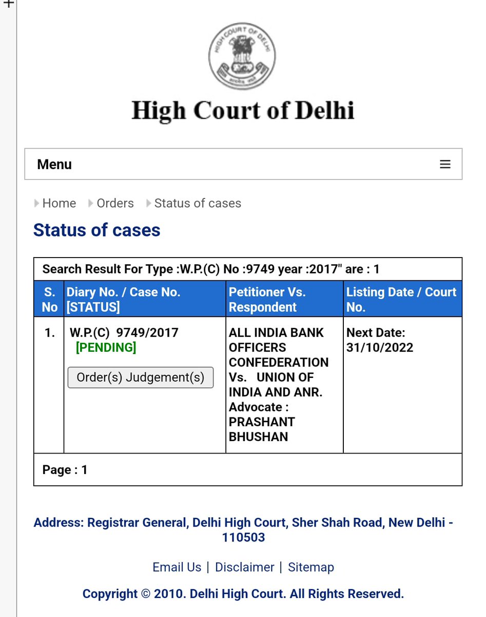 AIBOC has given support to many movements &amp; their energy is what the country needs today. 

Happy to represent them in the HC, for appointment of Workmen/Non-workmen Directors in all nationalised banks. These appts. are intentionally stalled by the gov. 

#MarchOnAIBOC