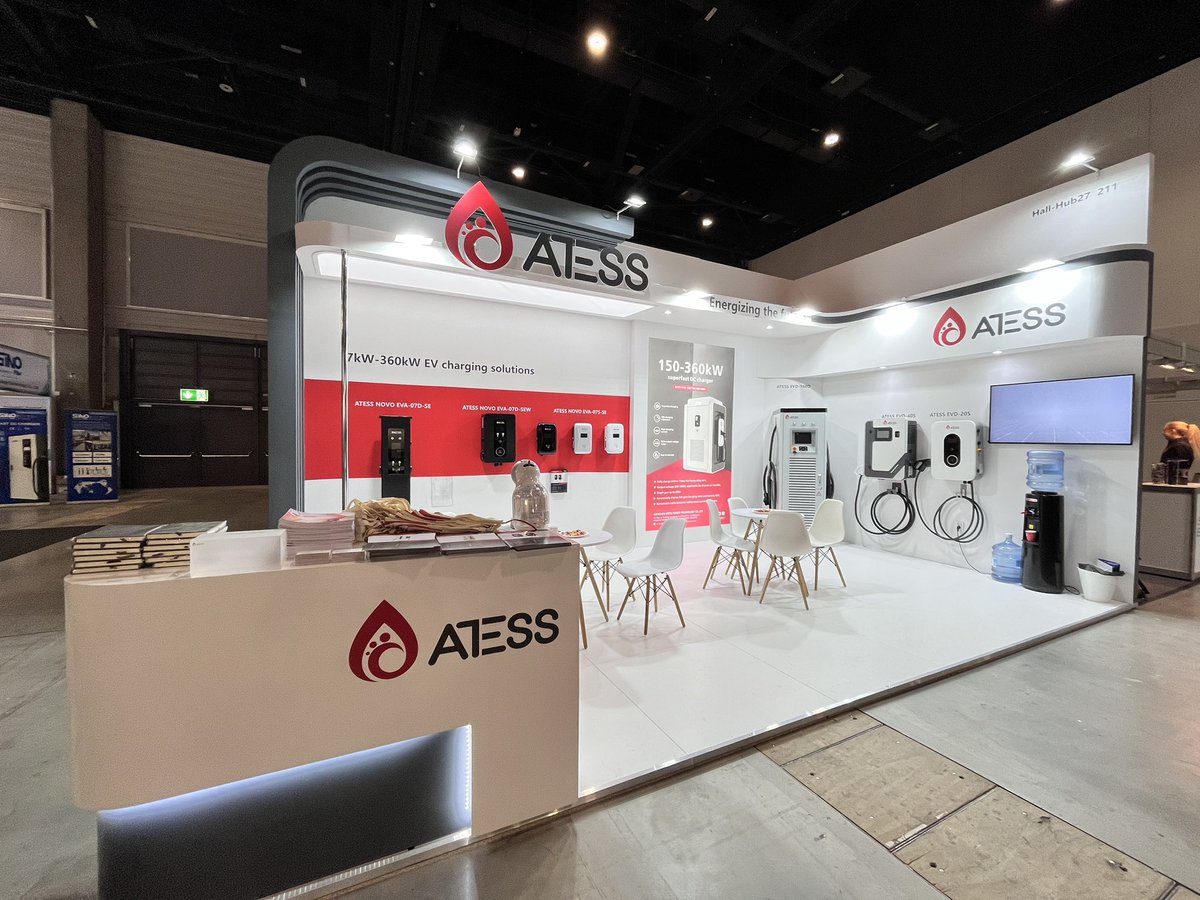 waii_woo's tweet photo. Find out a new way of green traveling with ATESS at the eMove360° Europe in Berlin! Come to explore our latest EV charger solutions that cover 7kW to 360kW residential and commercial scenarios. Products are going to be unveiled, don't miss out in Berlin Messe!
Booth:211
Oct 5-7 https://t.co/7wSojOxxEu