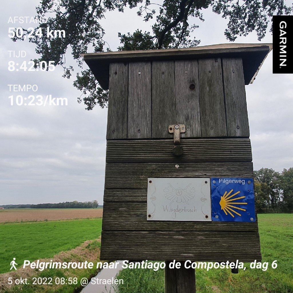 Ab_229's tweet photo. #Pelgrimsroute naar #Santiago de #Compostela, dag 6

#Straelen (D) - #Herten (NL): 50,24 km

#SantiagoDeCompostela https://t.co/eLw9L3Ev2M