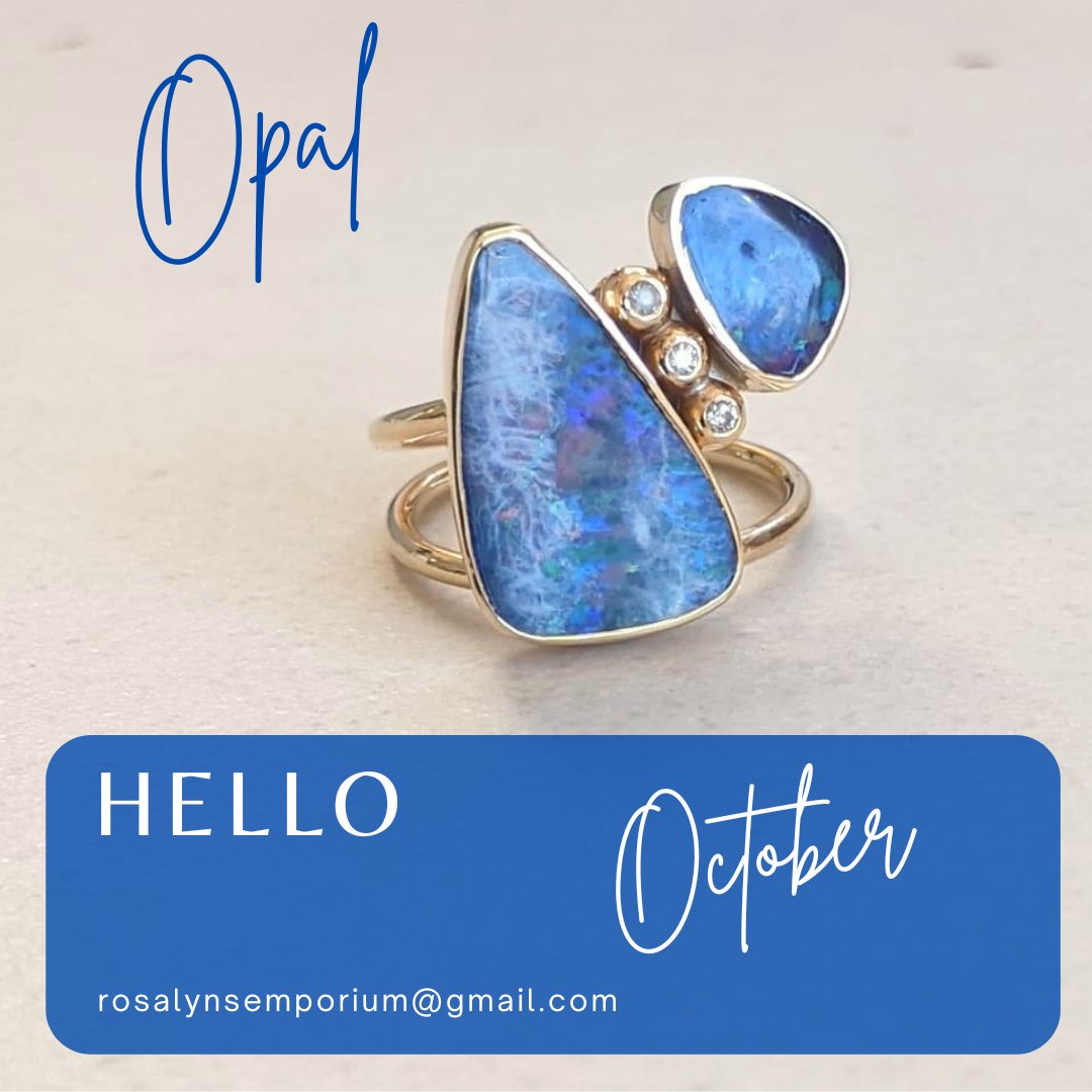 Happy Birthday to October babies....you have opal for your birthstone...lucky things 🧡 @rosalynemporium #opal #birthstone #october #birthstoneofthemonth #thursdayvibes
