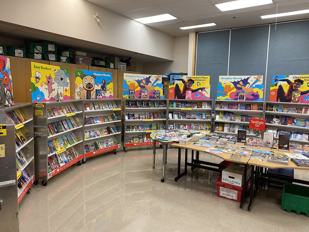 The book fair opened @coastlearns today. Join us again 2:30-3:30! Read, read, read!! special thank you to our PAC for hosting. #booksrock #continuouslearning #booksopentheworld #curlupwithagoodbook