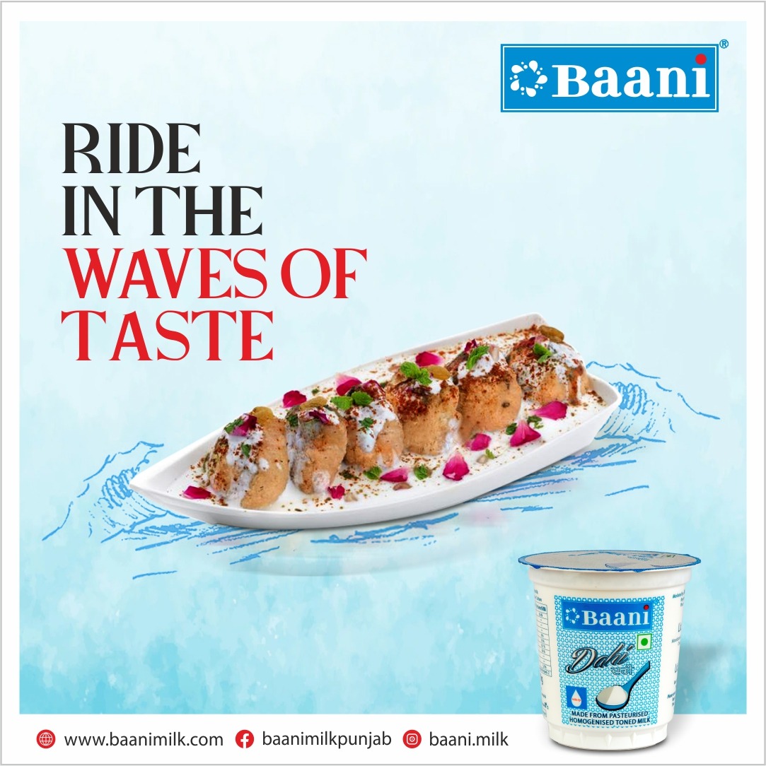 BaaniMilk's tweet photo. Baani Dahi—a perfect blend of taste and nutrients for a healthy gut💫
Get it today from Reliance Stores in Ludhiana & Patiala!
#baani #dahi #dahilover #baanidahi #reliancestores #dahivada #indianfood #food #purity #quality #healthy #healthyliving #healthylifestyle #baanimilk https://t.co/YKoW9sGO6V