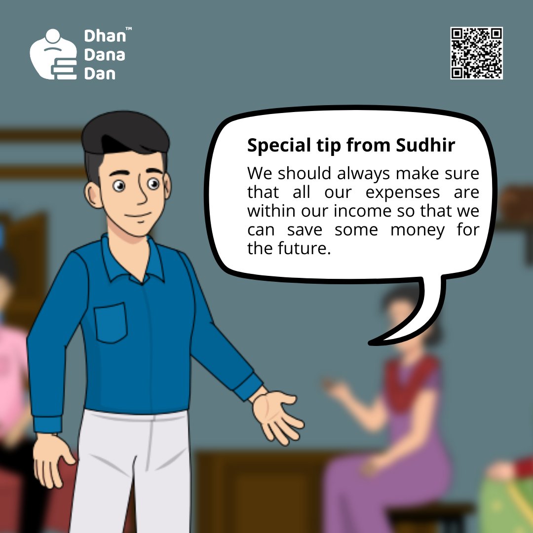 dhandanadanapp's tweet photo. How much we spend and save depends on how well we plan our money. The better we plan our expenses, the more our savings will be.
Download our FREE app >> https://t.co/F6WxFuU502.

@PIB_India @EduMinOfIndia @Raamdeo @narendramodi @nsitharamanoffc

#financialliteracy #DhanDanaDan https://t.co/uh2uRfaoIH