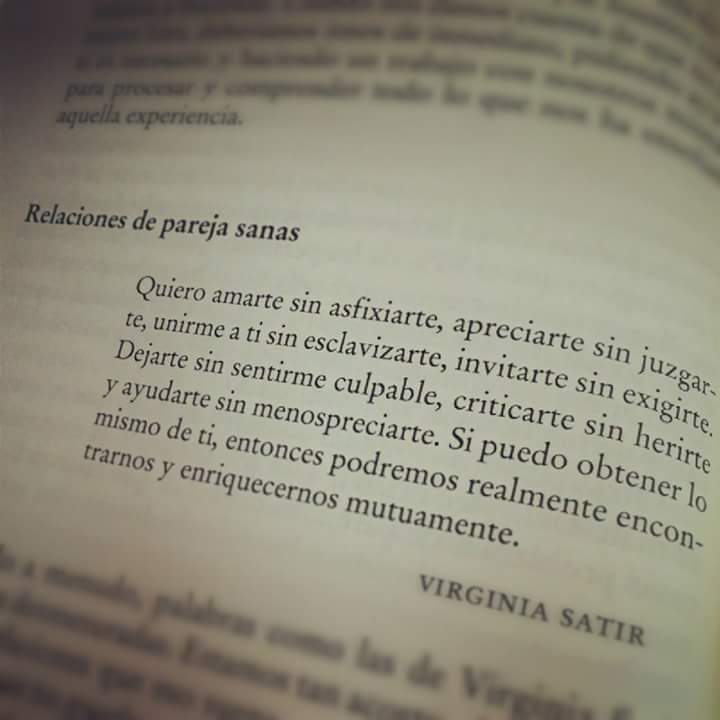 Cada uno siendo quien es, decididos a vivir sus caminos acompañándose.