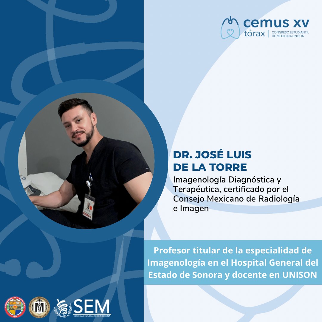 SoyUnison's tweet photo. La Sociedad Estudiantil de Medicina te invita a su Congreso. Estos son algunos de sus ponentes.
Checa su programa en https://t.co/nQUWQ5nEa2 https://t.co/2IRJh6Niws