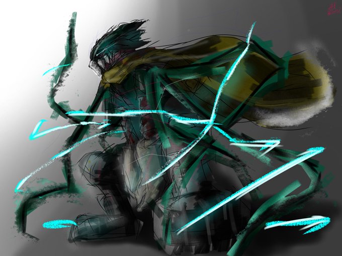 黒デクのtwitterイラスト検索結果