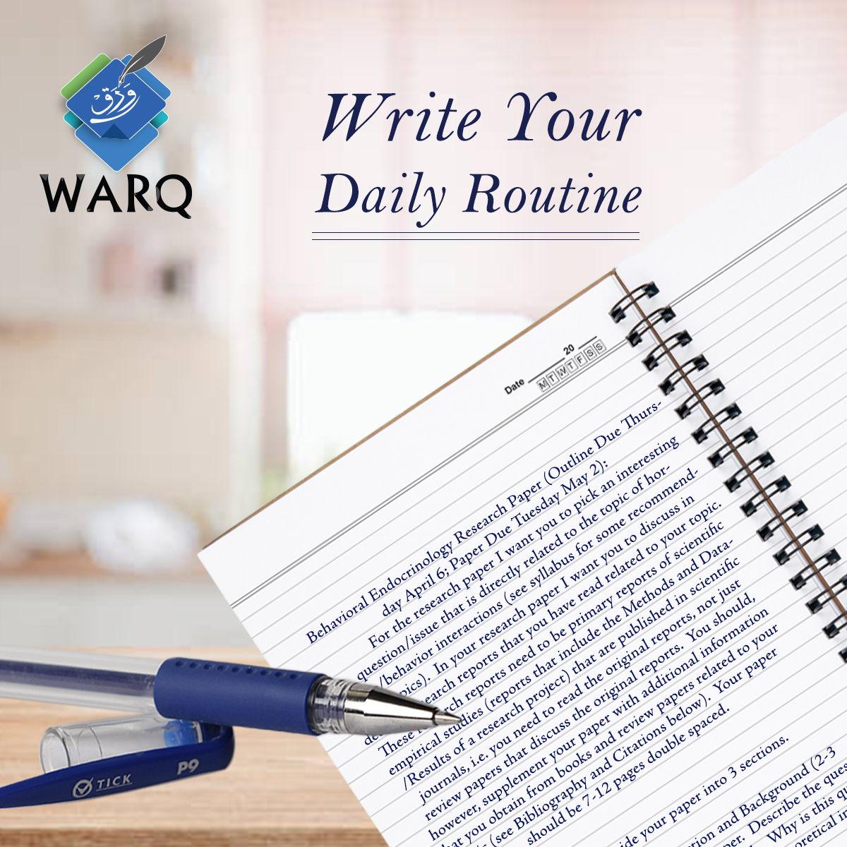 PublisherWarq's tweet photo. Writing every day can benefit you. It improves your memory, builds your vocabulary, and refines your communication skills. So, write your daily routine in order to get better handwriting.

#warq #warqspiral #spiral #warqregister #register #creativewriting #writing #contentwriting https://t.co/6QVaOEHKBQ
