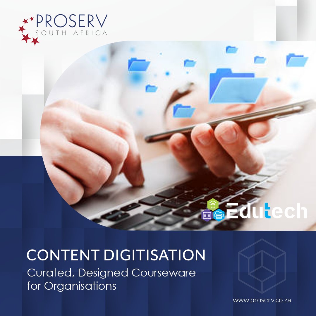 ProServZA's tweet photo. For uniquely designed courseware with a complex interaction between #LearningOutcomes, #courseware, #teaching, #learning & assessment, connect with the #digitalexperts https://t.co/F8hvizotor
#ProServSA #ContentDigitisation #Tech #NEXTEC #ProudlyEOH https://t.co/BSYQHKq2wQ