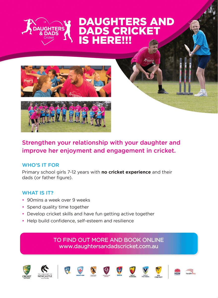 Are you a dad who wants to spend quality time with your daughter participating in fun physical activities, whilst learning how to improve her sport skills, confidence, self-esteem and resilience? Gound breaking local programs starting in 3 Vic locations soon. Limited places