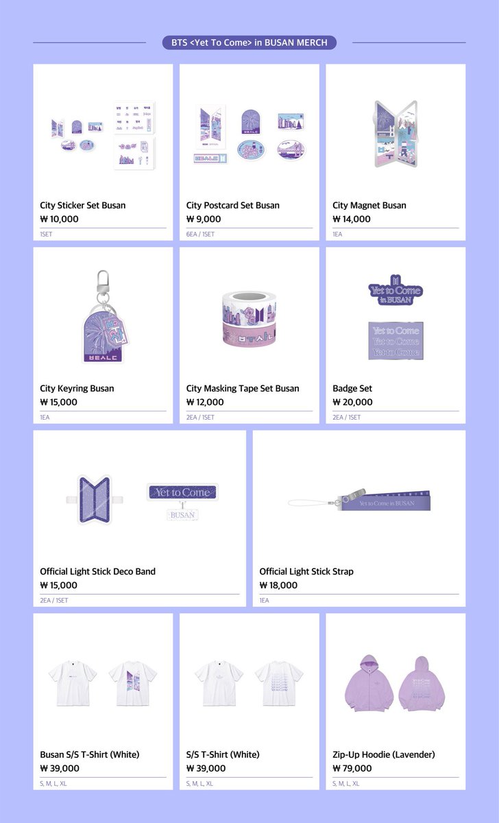bbangsells's tweet photo. 🇰🇷 Offline purchase service!
BTS YET TO COME IN BUSAN POPUP

Purchasing fee :
Small sized items - 3000krw
Clothing - 7000krw
Artist-made collection - 10% from price

❗️artist-made collection only one slot per item!
#pasarbts https://t.co/42HZFaZ8xZ