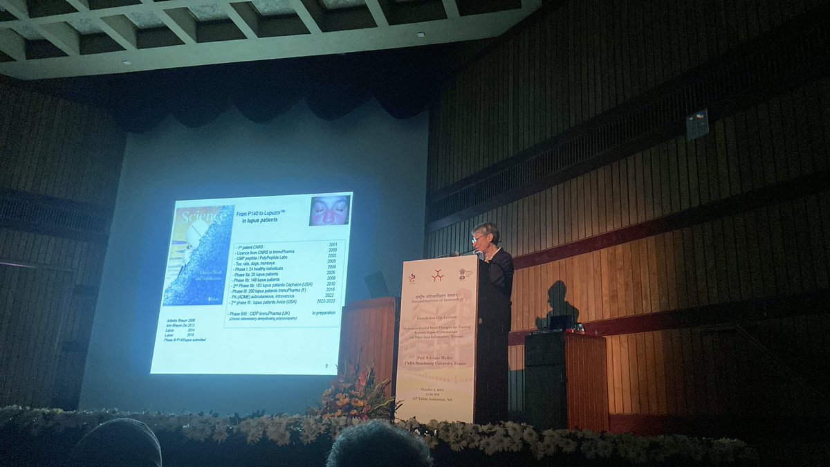 IFCPAR/CEFIPRA (@ifcpar) on Twitter photo CEFIPRA thanks Prof. Sylviane Muller delivering her first lecture at National Institute of Immunology (NII), New Delhi under CEFIPRA Lecture Series and on the occasion of Foundation Day of NII.
<a href="/NImmunology/">BRIC-NII</a> <a href="/CNRSinIndia/">CNRSinIndia</a> <a href="/IndiaDST/">DSTIndia</a> <a href="/francediplo_EN/">France Diplomacy 🇫🇷🇪🇺</a> CEFIPRA thanks Prof. Sylviane Muller delivering her first lecture at National Institute of Immunology (NII), New Delhi under CEFIPRA Lecture Series and on the occasion of Foundation Day of NII.
<a href="/NImmunology/">BRIC-NII</a> <a href="/CNRSinIndia/">CNRSinIndia</a> <a href="/IndiaDST/">DSTIndia</a> <a href="/francediplo_EN/">France Diplomacy 🇫🇷🇪🇺</a>