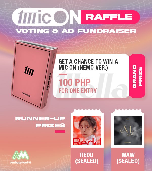 AmbagMooPH's tweet photo. We are back, Moos! 🥳

All donations will be used to fund ads and voting during MIC ON promotions. 💚

Read mechanics below.

GCash account: 09554726000

ILLELLA MV
MIC ON
#MAMAMOO_ILLELLA
#mamamoo
@RBW_MAMAMOO https://t.co/9NHUHINviE