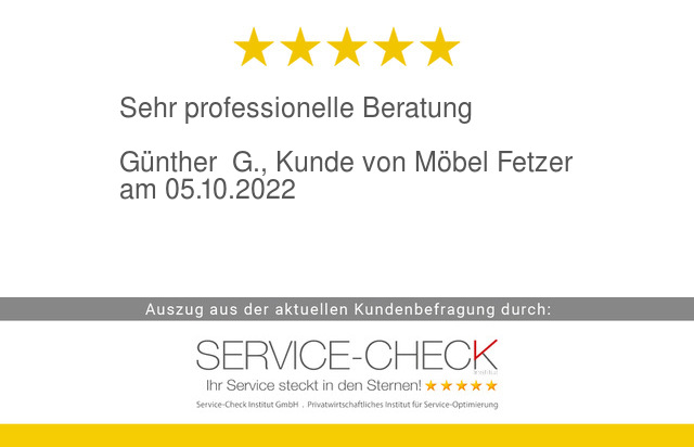 serviceinstitut's tweet image. Aus aktueller #servicecheck #Kundenbefragung von #MoebelFetzer:
service-check.com/bewertungen/ku…
