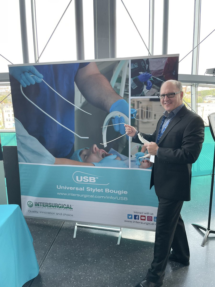 GGIntersurgical's tweet photo. Professor Rich Levitan will be conducting a workshop on the new Universal Stylet Bougie at 15.30 today in the Northern Rock Foundation Hall at #DAS2022 Newcastle. Visit the #intersurgical stand for more details! We look forward to seeing you there. https://t.co/FOBnGQnBQo
