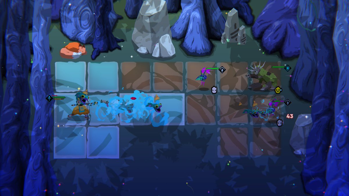IndieXPT's tweet photo. @Playtra_Games' Grid Force - Mask of the Goddess is a fascinating tactical bullet-hell RPG and we will be livestreaming it on November 7th at 3pm, Lisbon time. 

Watch the game trailer here: https://t.co/2v3ma6QaZS https://t.co/AB95k06mEv