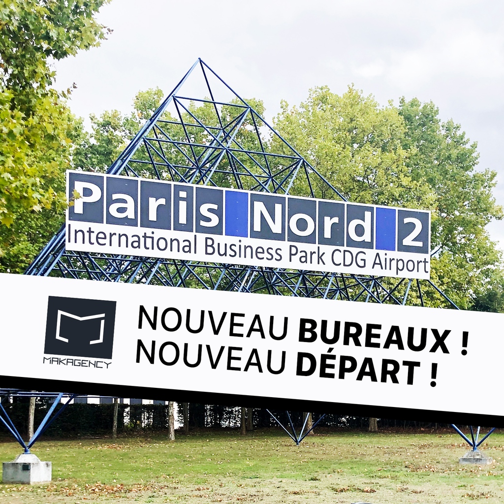 Déménagement fait ! On vient de s’implanter sur Tremblay-en-France, au sein du célèbre Business Park PARIS NORD 2 ! Plus de 550 entreprises présentes dans la zone 😁

Nouveau bureau, nouveau départ !
N'hésitez pas à passer nous voir !