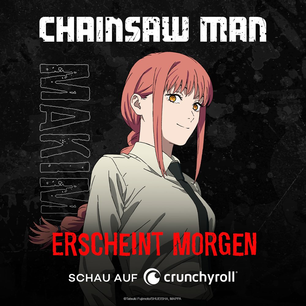 ChainsawMan_DE's tweet photo. Morgen! 😍
#ChainsawMan https://t.co/h7C4xFKbKu