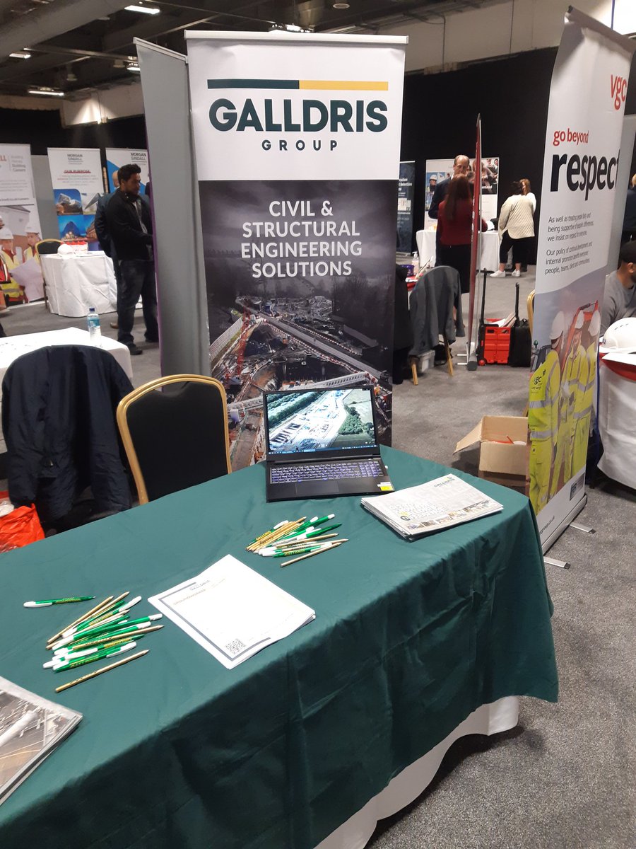 Galldris are at the WMCA Construction Jobs Fair at Edgbaston Cricket Ground. Come and say hello and talk about Jobs and training opportunities with us on HS2   <a href="/Galldris/">Galldris</a> <a href="/LondonSCSC/">Southwark Construction Skills Centre</a> <a href="/DaraRmf/">Dara RMF</a> @GroupRmf