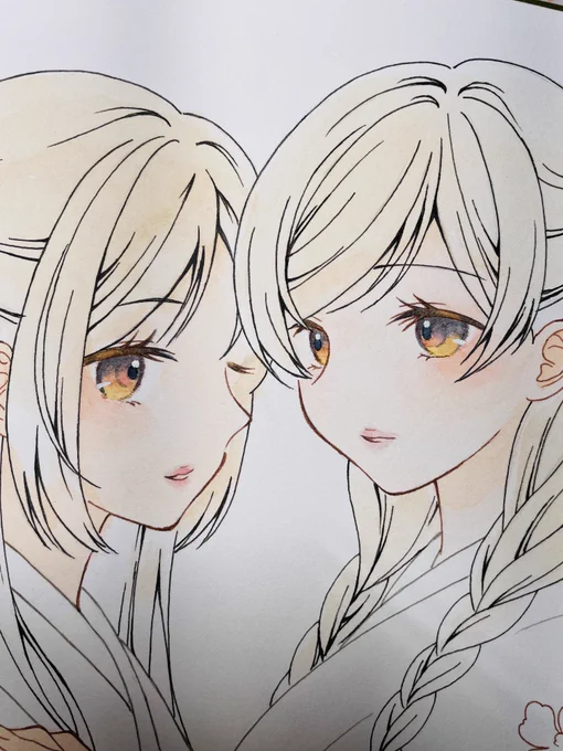 お顔が塗れたところでおでんを作ってきます 