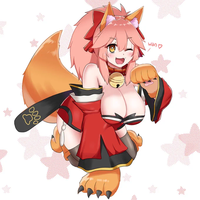 Cat wants to be a number one cute...Also i got a familly trip this week, so there's no new comic.Hope you enjoy this cute cat illustration.  #FGO #FateGO #タマモキャット 