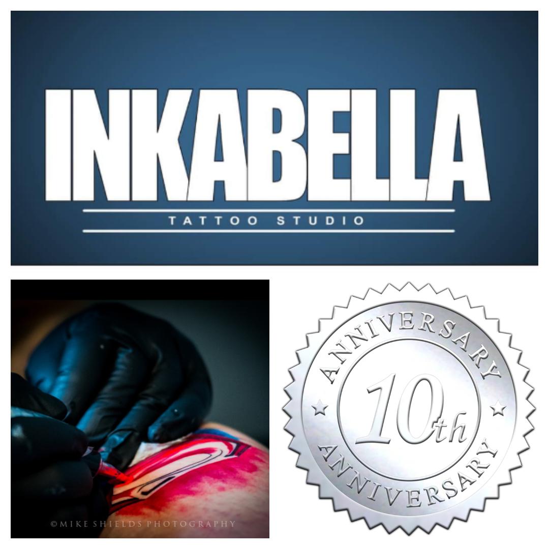 Happy 10 year anniversary to Inkabella 🎉

10 years ago i became a business woman without a jam jar as to whether or not I would make it past the 1st year! 
Thank you from the bottom of my heart to everyone, staff, clients and friends who have helped along the way 🍾🥂
