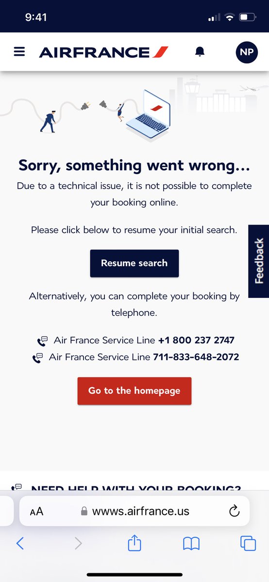 ibnp's tweet photo. Hi, @AirFranceUS. I’ve been trying to book a flight for 2-3 hours. Will this be fixed soon? 🤞🏼🙏🏼 https://t.co/QdR5zSSFSR
