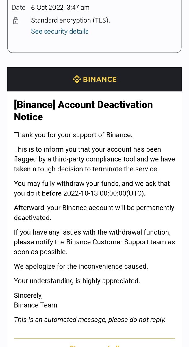 bradholmesIC's tweet photo. Is this some kind of fucking sick joke, what the hell @binance @cz_binance get a new "compliance tool" because it obviously doesn't work https://t.co/MLgfuxEc1S