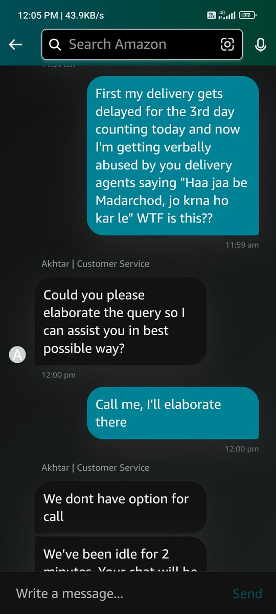 Raj_040104's tweet photo. @AmazonHelp How much more do I need to elaborate??😑😑😑 https://t.co/CU9UG5W6c5