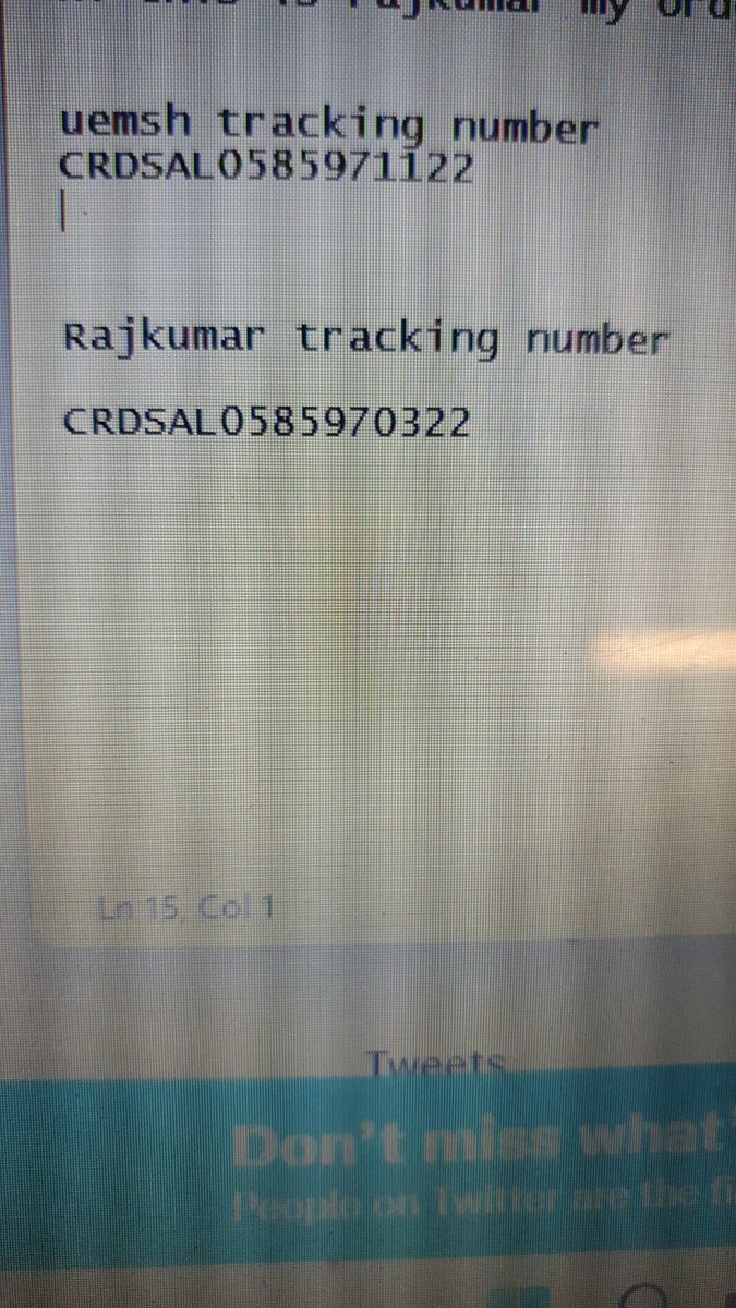umarpms's tweet photo. @SPL_CARE 

Dear, spl below order numbers we have 2 mobile shipments  this shipments why not delivered in duba, please ki dly delivery ASAP. 
I m waiting your feedback. 

For tracking number check the attched picture https://t.co/0aozO4sZZ1