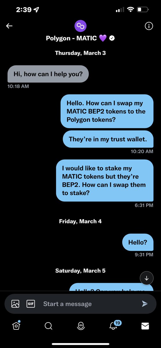 TheBigChangeUp's tweet photo. @0xPolygon Still haven’t gotten an answer…. https://t.co/TQ3TPEJYIj