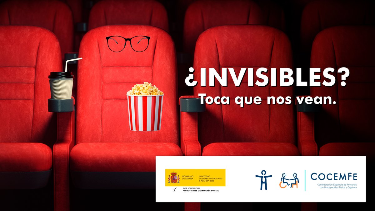 Que no la veas, no significa que no existe. Frente a la #DiscapacidadOrgánica, intenta mirar más allá.                  ✋ #NoSoyInvisible

cocemfe.es/invisibles/