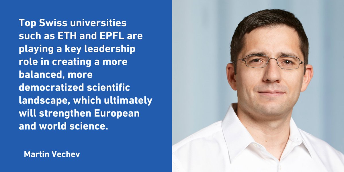 ETH_en's tweet photo. "Having Switzerland and UK out of EU programs hurts European science and its competitiveness on the global scale", ETH Zurich professor @mvechev writes. "Creating artificial scientific borders has never worked, regardless of what the reason is." #HorizonEurope @Stick2Science https://t.co/f04OZZ0N0I