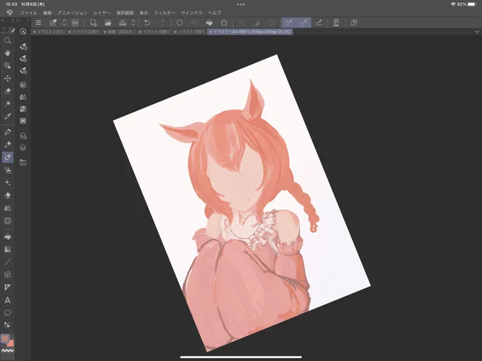 もしかして新衣装デジたん描くのめちゃめちゃ大変だな??? 