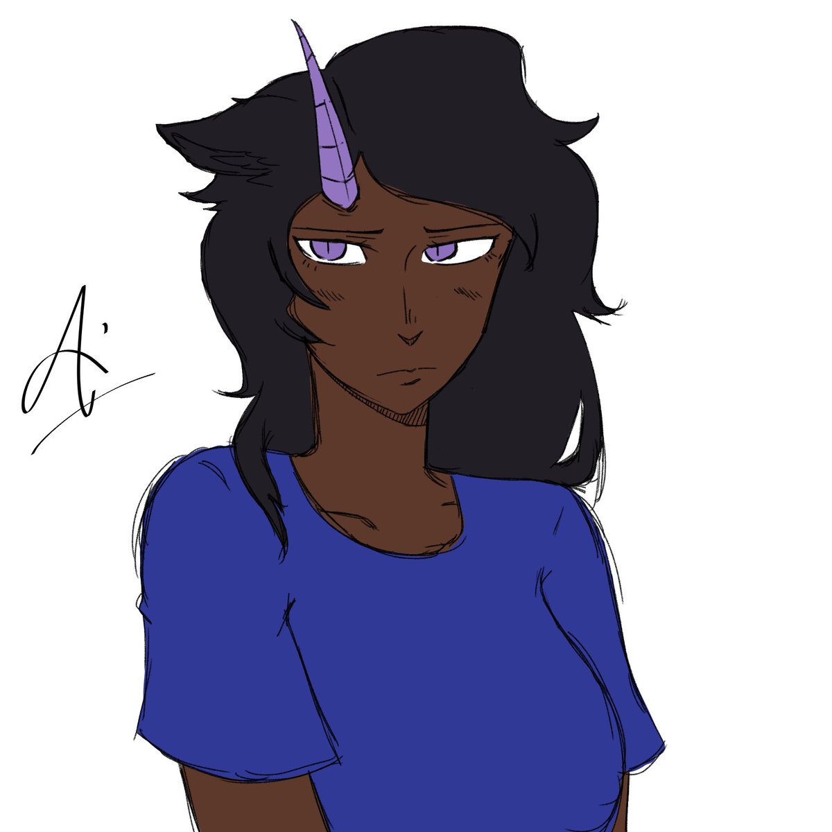 AustinBroadcast's tweet photo. Just drawing a friend's persona 💜

#art #persona #sketch https://t.co/fdbh5ymCDh