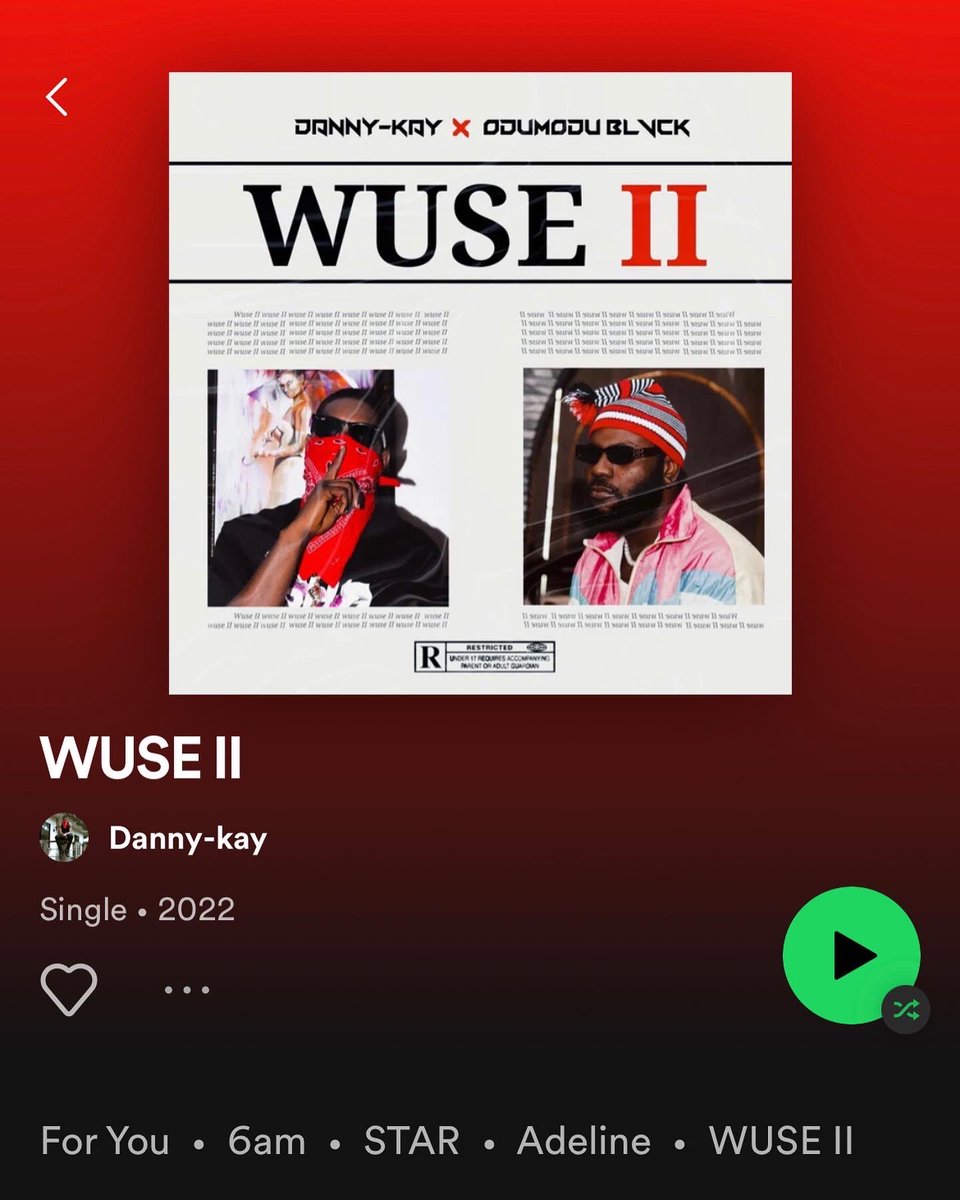 Dannykay_ez's tweet photo. 🤫 #WUSEII go stream ! It’s on all platforms… link on my bio https://t.co/s3BoHYilKg
