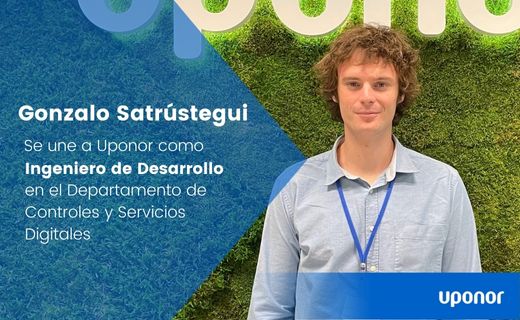 Uponor_ES's tweet image. ¡Continuamos ampliando el equipo de desarrolladores en el área de servicios!

Gonzalo Satrústegui es nuestro nuevo ingeniero de desarrollo del departamento de controles y servicios digitales de la compañía.

¡Bienvenido! 💙

uponor.com/es-es/uponor-a…

#MovingFoward