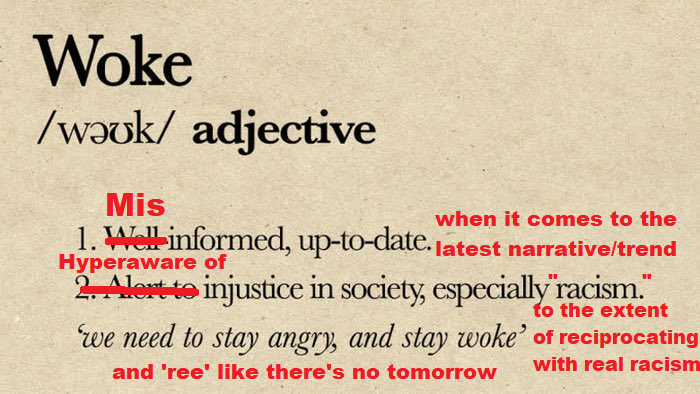 LunarArchivist's tweet photo. "Woke" clarified. https://t.co/5cloYAYKtV