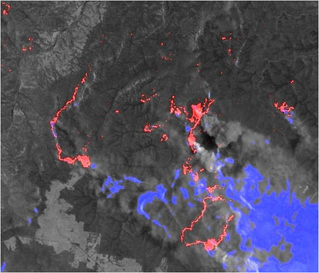 iDEAS_lab_sbg's tweet photo. In a workshop on satellite image analysis, these girls applied custom scripts to detect active fires π₯πΊοΈ #EObrowser #Sentinel2 #wildfire @WomenCopernicus @CopernicusEU https://t.co/BxXjZeDSav