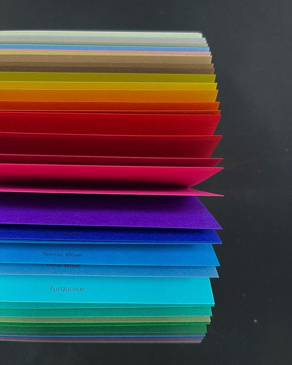 colorplanpapers's tweet image. A #ColorplanMini rainbow, captured by FireBelly Design Studio 🌈