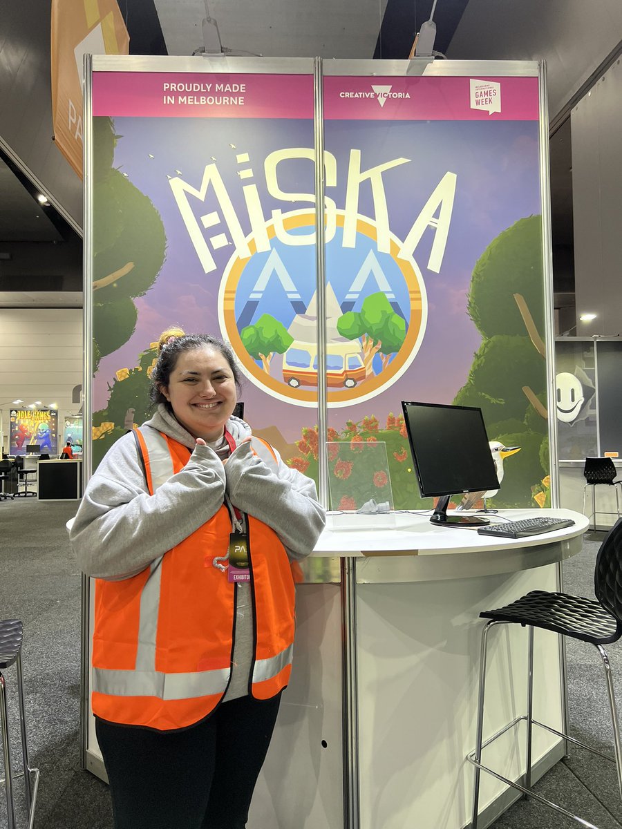 Casually prepping the stand for #PAXAus 🎮

Come and enjoy a little bit nature in Miska! 🌱✨

#MIGW22 #IndieGameDev