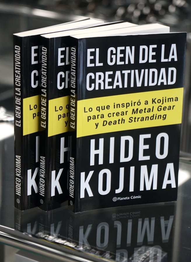 HIDEO_KOJIMA_EN's tweet photo. "The Gifted Gene and My Lovable Memes" Spanish version, "EL GEN DE LA CREATIVIDAD" has been released!!! https://t.co/QecRw5RLKe