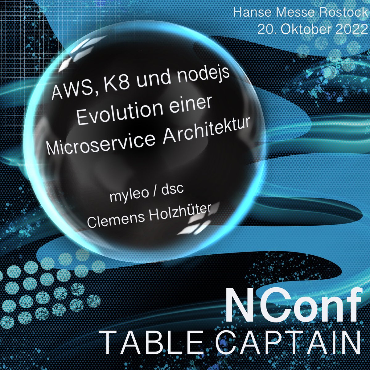 NconfeV's tweet photo. Was läuft bei uns?
Networking, Vorträge, Workshops, Table Captains und vieles mehr.
Macht euch bereit für den Table Captain AWS, K8 und nodejs - Evolution einer Mikroservice Architektur mit Clemens Holzhüter von myleo / dsc
#nconf #konferenz #festival #it #ITfestival #digital https://t.co/xg13rJWOyP
